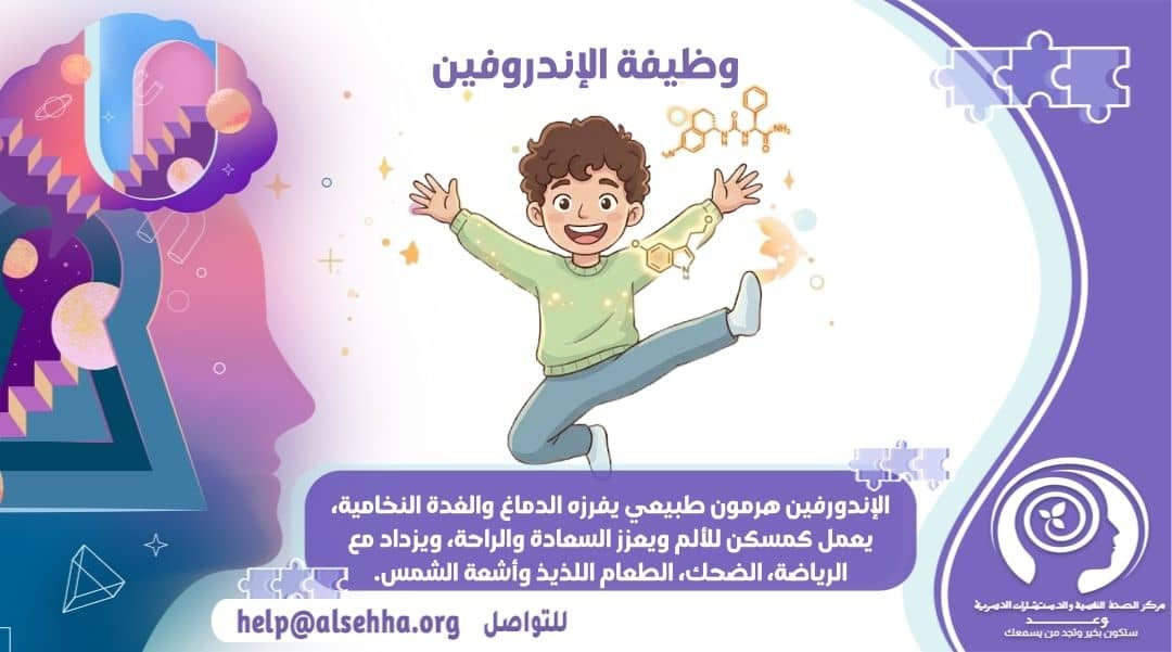 ما هي وظيفة الإندروفين ومتى يفرزه الجسم